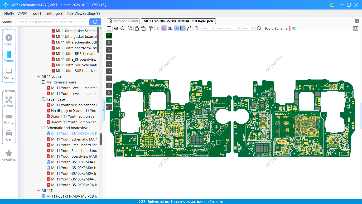 Xiaomi MI 11 Youth-3510K9DM0A PCB Layer